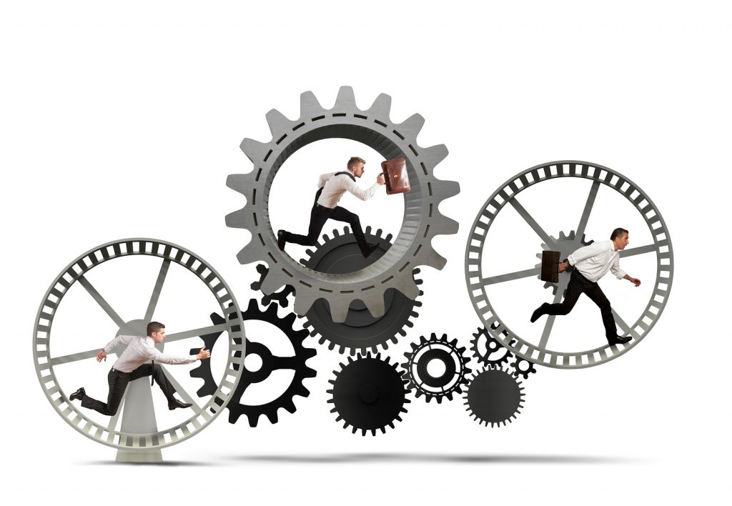 Business mechanism system with running business team Business mechanism system with running business team